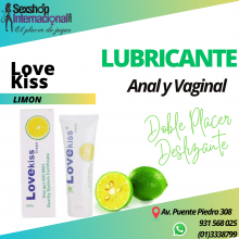 LOVE KISS LIMON LUBRICANTE DILANTE ANAL CON SABOR SEXSHOP 931568025